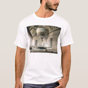 Camiseta blanca surrealista arrestada del estilo