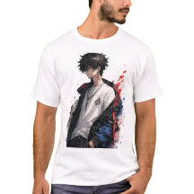 Camiseta blanca "Te veo" con ojos de anime | Origi