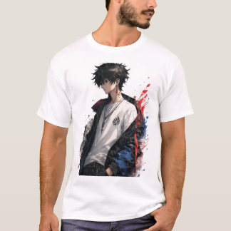 Camiseta blanca "Te veo" con ojos de anime | Origi