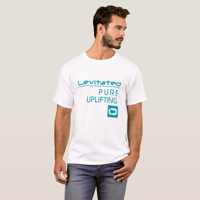 Camiseta blanca V6 de la emoción de los hombres (Anverso completo)