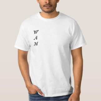 Camiseta blanca ‘WAM’ minimalista