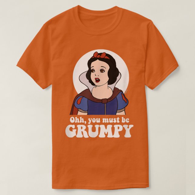 Camiseta Blancanieves, Tienes Que Ser Gruñón (Diseño del anverso)