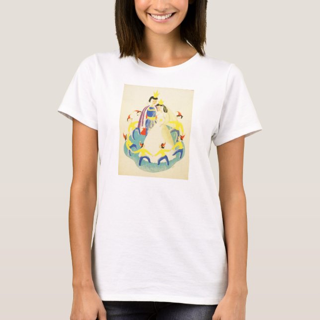 Camiseta Blancanieves vintage y el Poster de los Siete enan (Anverso)