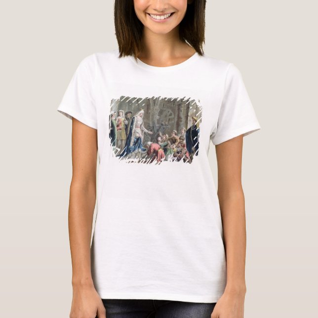 Camiseta Blanche de Castille (1185-1252) Rompe el pris (Anverso)