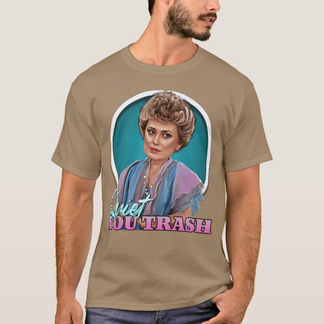 Camiseta Blanche Quiet Yourash (Anverso)