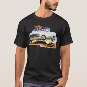 Camiseta Blanco 1970-72 de Chevy C10 Longbed