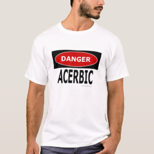 Camiseta Blanco acerbo del peligro