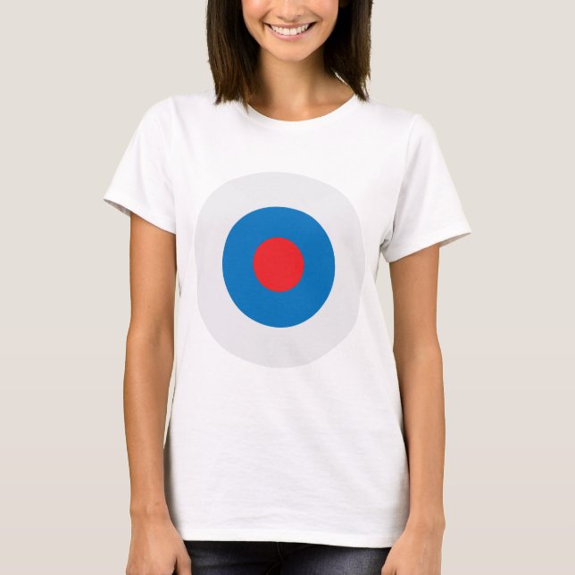 Camiseta Blanco azul blanca de la diana (Anverso)