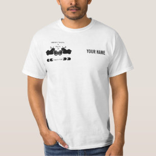 Camiseta Blanco básico de FBAP (logotipo negro)