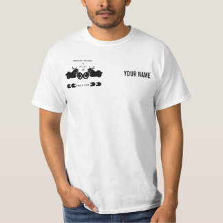 Camiseta Blanco básico de FBAP (logotipo negro)