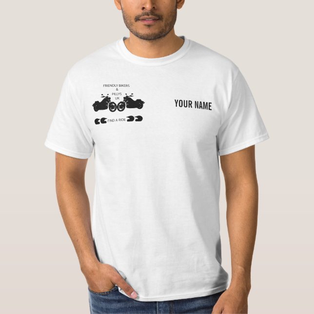 Camiseta Blanco básico de FBAP (logotipo negro) (Anverso)