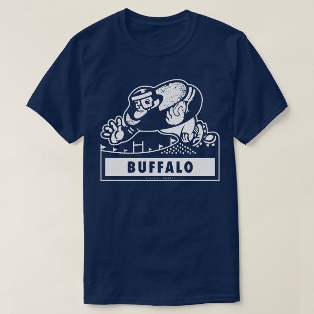 Camiseta Blanco búfalo retro Brute (Diseño del anverso)