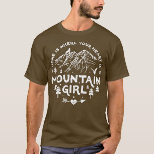 Camiseta Blanco Chica de montaña