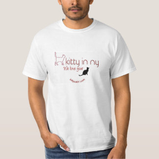 Camiseta Blanco clásico del gatito
