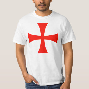 Camiseta Blanco cruzado de Templar del caballero