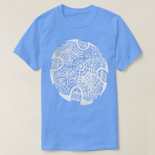 Camiseta Blanco de Aegishjalmur (Diseño del anverso)