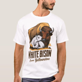 CAMISETA BLANCO DE BISÓN DE BEBÉ PROFECY CALF DE YELLOWSTON