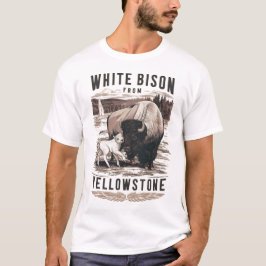 CAMISETA BLANCO DE BISÓN DE BEBÉ PROFECY CALF DE YELLOWSTON