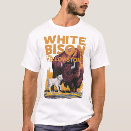 CAMISETA BLANCO DE BISÓN DE BEBÉ PROFECY CALF DE YELLOWSTON