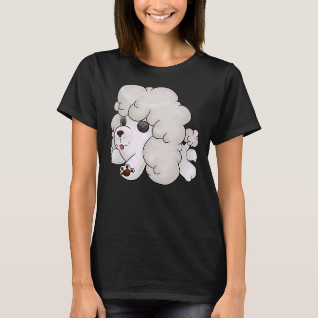 Camiseta Blanco de cangrejo relleno (Anverso)