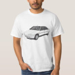 Camiseta Blanco de Citroën BX<br><div class="desc">Citroën BX roduced por el fabricante francés Citroën. Hecho a partir de 1982 a 1994 y este modelo es los años 90 tempranos. BX fue diseñado por Marcello Gandini de Bertone. Modifique lo,  el tipo de la ocasión para requisitos particulares,  estilo,  color,  tamaño y añada su propio texto.</div>