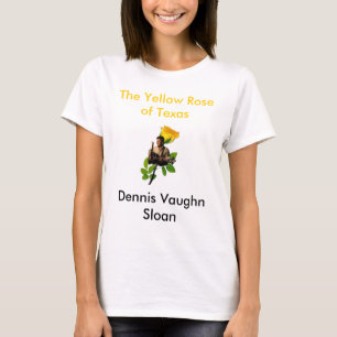 Camiseta BLANCO de Dennis Backround, el rosa amarillo de