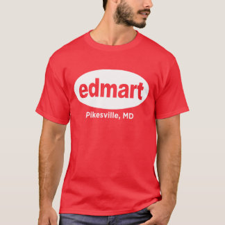 Camiseta Blanco de Edmart en rojo