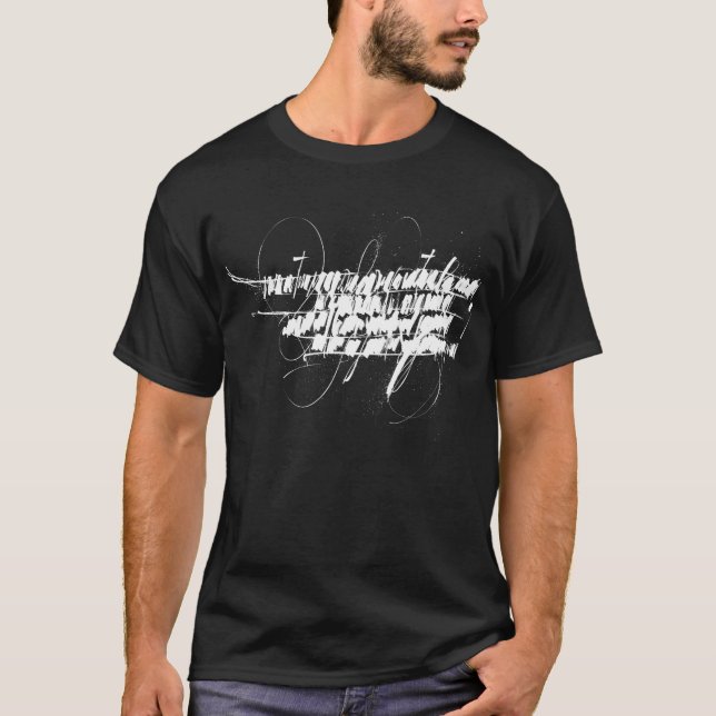 Camiseta Blanco de la música de la división (Anverso)