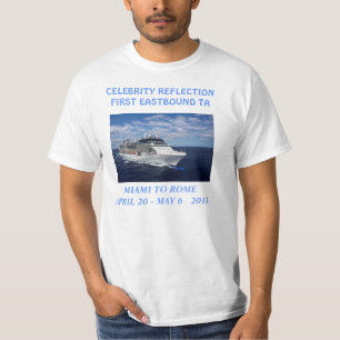 Camiseta Blanco de la reflexión TA de la celebridad