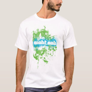 Camiseta Blanco de NooBTooB Grunge-BG