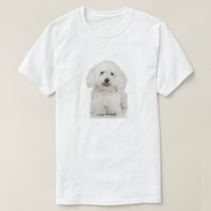 Camiseta Blanco de perro maltés
