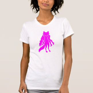 CAMISETA BLANCO DE TA K DE LAS MUJERES DE FURBIDDEN HOTPNK