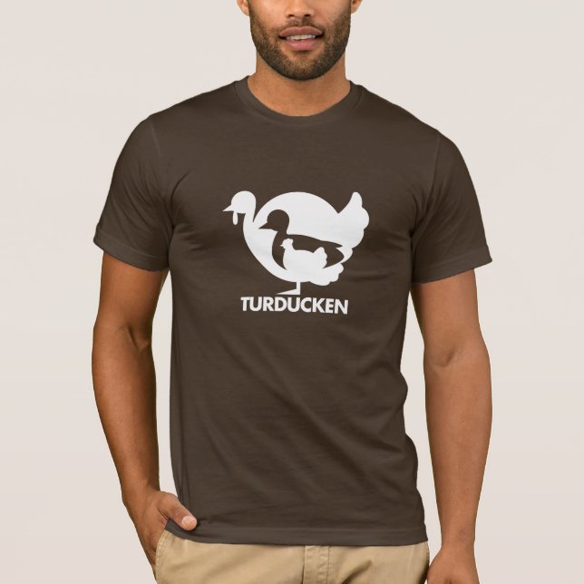 Camiseta Blanco de Turducken (Anverso)