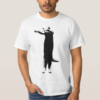 Camiseta Blanco del black'n de Longcat