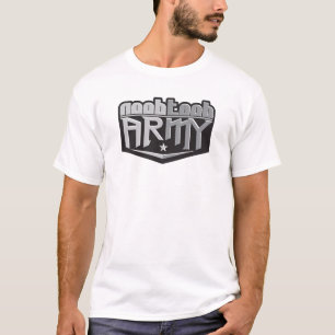 Camiseta Blanco del ejército de NooBTooB