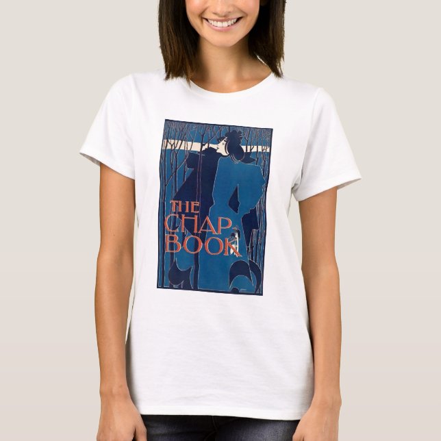Camiseta Blanco del libro w de la grieta (Anverso)