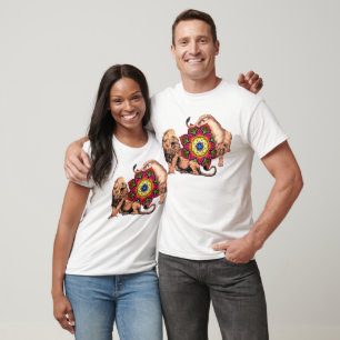Camiseta blanco del logotipo