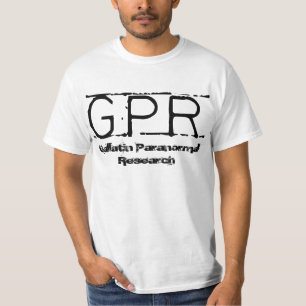 Camiseta Blanco del logotipo de GPR