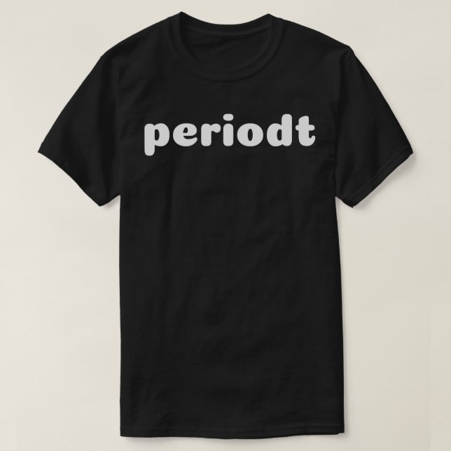 Camiseta Blanco del Periodo (Diseño del anverso)