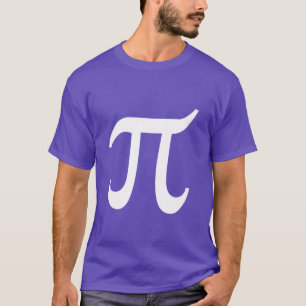 CAMISETA BLANCO DEL SÍMBOLO DE POLYAMORY PI