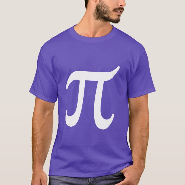 CAMISETA BLANCO DEL SÍMBOLO DE POLYAMORY PI (Anverso)