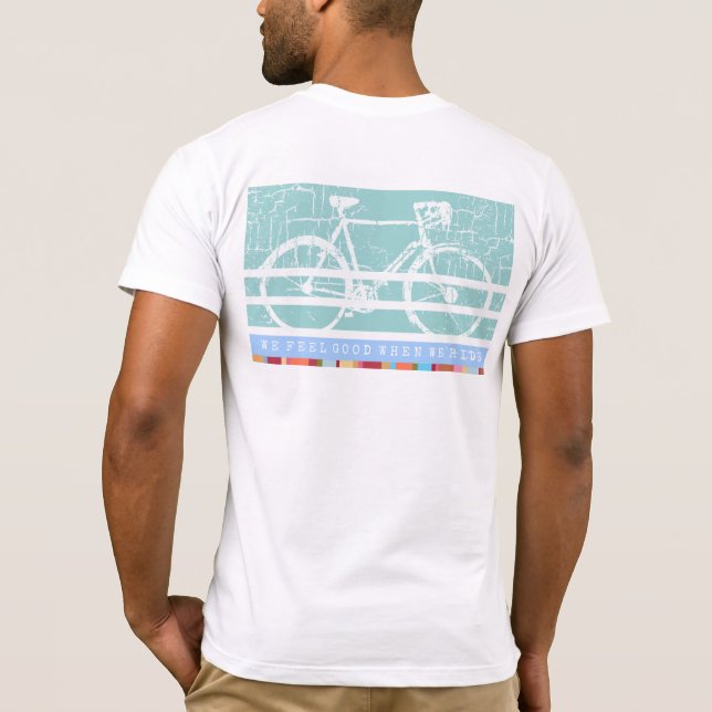Camiseta blanco fresco y de inspiración urbana (Reverso)