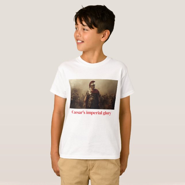 Camiseta Blanco gloria imperial de César (Anverso completo)