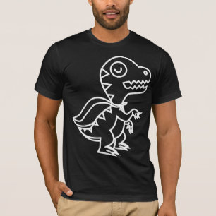 Camiseta Blanco grande de Rex del arco iris