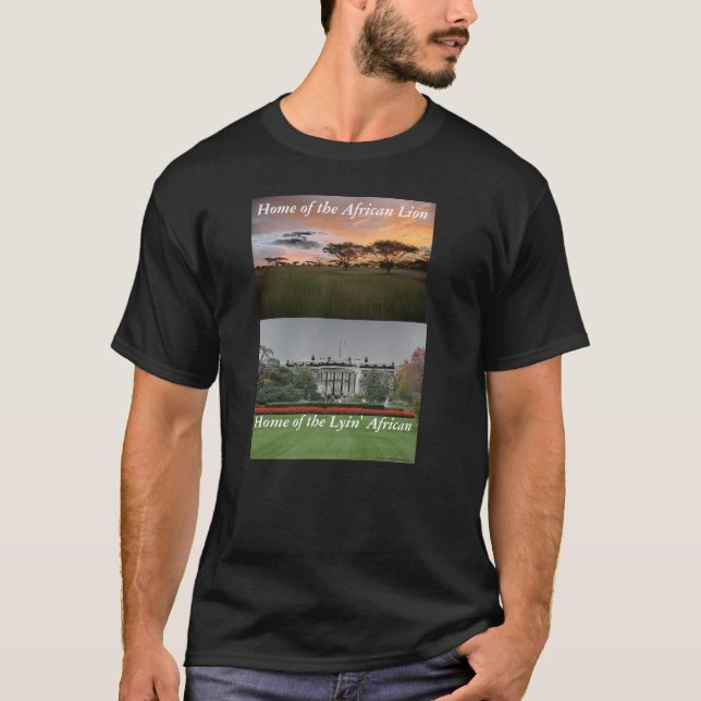 Camiseta blanco-house, Serengeti, Sunset_Mbalageti, o (Anverso)