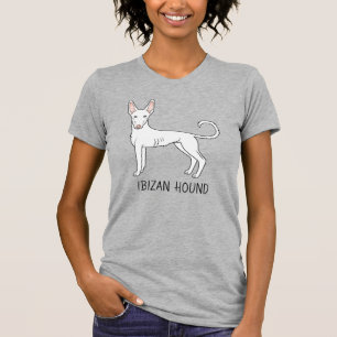 Camiseta Blanco Ibiza Cuida Perro De Abrigo Suave Con Texto