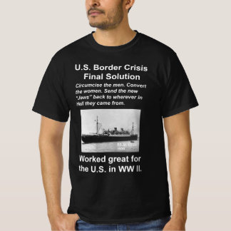 Camiseta blanco inmigrante de Estados Unidos