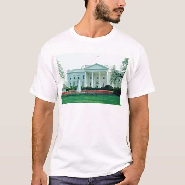 Camiseta Blanco la Casa Blanca, Washington, C.C., los (Anverso)