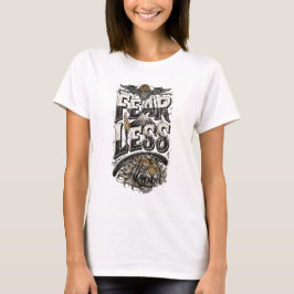 Camiseta Blanco Motivacional Montaña del Tigre sin Miedo pa