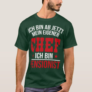 Camiseta Blanco pensionista de Ich bin